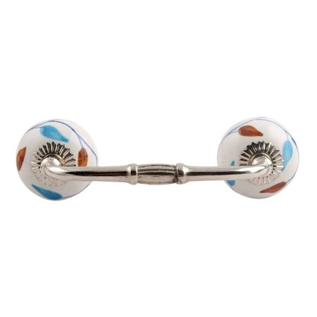 Pastele Floral Ceramic Bridge Handle